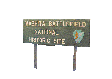 Washita Battlefield National Historic Site Sign